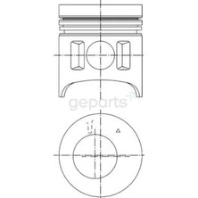 FEDERAL Piston+Segman H350/HD77 1995 100,50 x 3 x 2 x 4 - 114PS/120PS - D4AE - 0,50 (4 Adet)