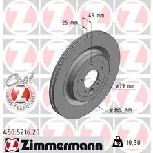 Zimmermann Fren Diski Arka Land Rover Range Rover L405 L494