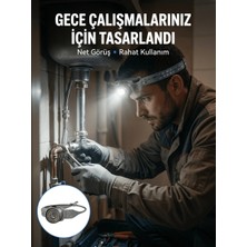 Yüksek Parlaklıklı LED Kafa Feneri Gece Çalışmaları Için Yüksek Parlaklıklı