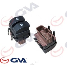GVA Cam Açma Anahtari Ön Sol Megane 2 Lm - Çiftli 10 Fiş - Çiftli