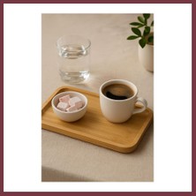 Storeşahin Dikdörtgen Bambu Sunumluk 14X24 cm SHN0720