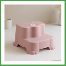 Soi Home Pembe Desenli Katlı Çocuk Basamağı Soı