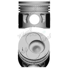 FEDERAL Piston+Segman T5-Passat 2001-2010 26 Ø (1-2 Silindir) (80 Mm) (2 Adet)