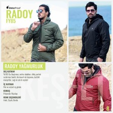Fiyort Radoy Haki Outdoor Yağmurluk