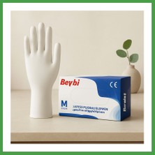 Soi Home Lateks Pudralı Muayene Eldiveni M 100LÜ Soı
