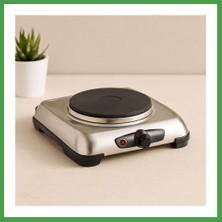 Soi Home Mini Elektrikli Tek Gözlü Ocak 1000W Ayarlı Termostat 14.5 cm Soı