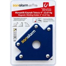 SARIALARM Manyetik Kaynak Tutucu 4'' 22,67 kg