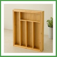 Soi Home Bambu Çekmece Kaşıklık 7 Bölmeli Çok Amaçlı Organizer Soı