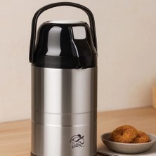 Herşey Trend 304 Çelik 3.5l Pompalı Musluklu Termos