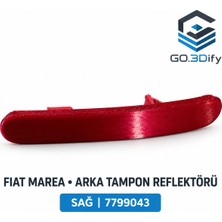 Go.3Dify Fiat Marea Arka Tampon Sağ Reflektör 7799043 – 1 Adet