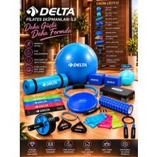 Delta 21 Parça Çok Amaçlı Pilates ve Fitness Seti – Evde Egzersiz Paketi
