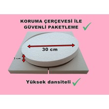 Uyar Strafor 30 cm Yuvarlak Pasta Tabanı , Pasta Altlığı