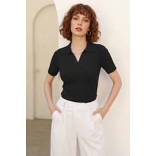 Youknitwear You Penny %100 Pamuk Polo Yaka Triko