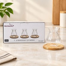 Herşey Trend Bambu Tabaklı Çay Bardağı