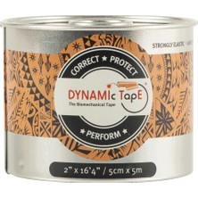 Dynamic Tape Original Bej - Siyah Dövmeli 5cm x 5m ( 1 Adet )