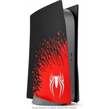 Cosmostech Ps5 Fat Digital Edition Uyumlu Konsol Koruyucu Kapak Seti CS5-024 – Playstation 5 Dijital Sürüm Yan Panel Faceplate Spider Desenli