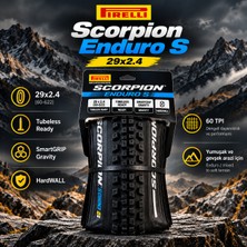 Pirelli Scorpion Enduro S 29X2.4 Mtb Dış Lastik Tubeless Ready Smartgrıp Gravity Hardwall 2 Adet
