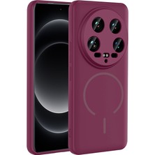 Lopard Xiaomi Mi 14 Ultra Yükseltilmiş Kamera Çerçevesi Zarif Modern Sade Mürdüm Yükseltilmiş Kamera Çerçevesi