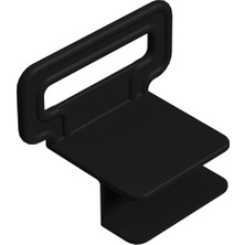 CATEKSSS 30 mm Profile Göre Baza Kulpu, Baza Tutacağı, Baza Tutamak Polyemid Siyah - 38’li Paket