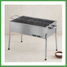 Soi Home Paslanmaz Portatif Mangal 70 cm Ayaklı Standlı Soı