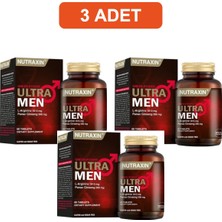 Nutraxin Ultra Men 60 Tablet x 3 Adet - Avantajlı 3'lü Paket