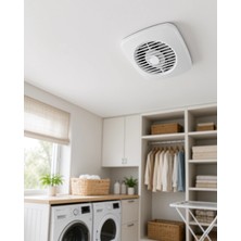 120 mm Dekoratif Havalandırma Aspiratörü 16 W 180 M³/h