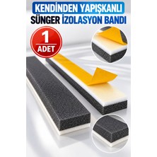 Alıç Kendinden Yapışkanlı Sünger Izolasyon Bandı – Kapı Altı ve Pencere Boşlukları Için Isı, Ses, Toz ve Rüzgar Yalıtım Fitili