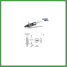 Soi Home Super Light H1 Halojen Far Ampülü 12 Volt 60-55 Watt Soı
