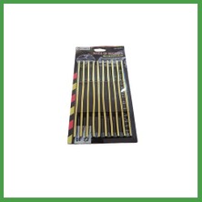 Soi Home U Tip Geçmeli Havalandırma Nikelaj Şerit Çıta Ince 20CM 10 Parça Gold Soı