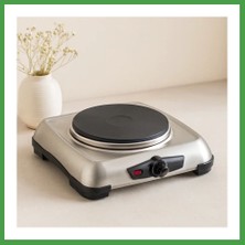 Soi Home Mini Elektrikli Ocak 1500W Tek Gözlü 18 cm Ayarlı Termostat Soı