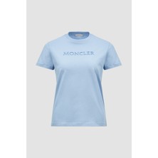 Moncler Monogram Nakışlı Pamuklu  Jarse Tişört K10938C0000889AUO713