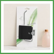 Soi Home Kapaklı Metal Banyo Kağıt Havluluk (Yapışkanlı Montaj) Soı