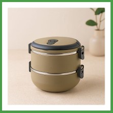 Soi Home 2li 1.2 Litre Kahverengi Sefer Tası Saklama Kabı Soı