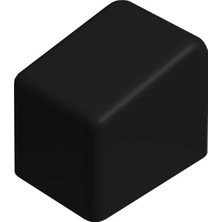 CATEKSSS Kaydırmaz Merdiven Ayağı Plastiği Merdiven Pabucu 20X30 mm Siyah - 40’lı Paket