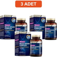 Nutraxin Womens Multivitamin Complex 60 Tablet x 3 Adet - Avantajlı 3'lü Paket