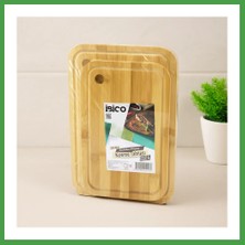 Soi Home Bambu Kesme Tahtası 2'li Set - 18X28 & 22X32 cm Soı