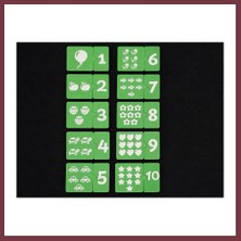 Storeşahin 3D Baskı Sayma ve Eşleştirme Puzzle Kartları - 1den 10A Rakam ve Nesne Sayma Seti, Erken Matematik Öğretim Materyali SHN0720