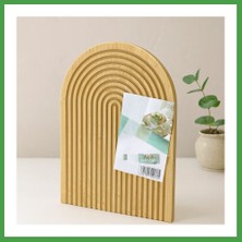 Soi Home Bambu Servis Tepsisi Sunum Tahtası 22X32 cm (Çift Taraflı) Soı