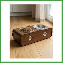 Soi Home Özel Tasarım Nova Mdf Ikili Mama Kabı Soı