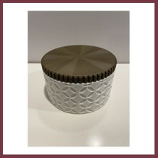 Storeşahin 3D Baskı 3lü Geometrik Desenli Kavanoz Seti Ahşap Görünümlü Kapaklı Dekoratif Mutfak Saklama Kabı 6-10-15 cm SHN0720