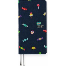 Hobonichi Techo Weeks 2027 Ajanda Ingilizce(Tie & Chief / Bow & Tie: Candy Dream)