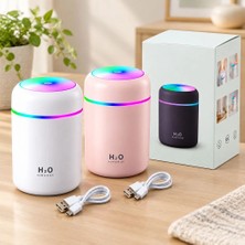 Herşey Trend Mini USB Hava Nemlendirici 300ML - Işıklı Taşınabilir Aroma Difüzör