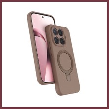Storeşahin Mi 17T Pro Regal Magsafe Standlı Kapak - Çöl Titanyum SHN0720