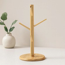 Herşey Trend Bambu Ahşap Bardak ve Fincan Askısı 35X60 cm