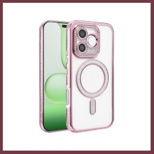 Storeşahin Huawei Honor 600 Lite Joke Simli Magneticsafe Kılıf - Pembe SHN0720