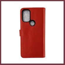 Storeşahin General Mobile Gm 21 Plus Trend S Plus Kapaklı Telefon Kılıf - Kırmızı SHN0720