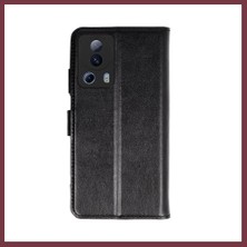 Storeşahin Mi 13 Lite Trend S Plus Kapaklı Telefon Kılıf - Siyah SHN0720