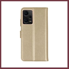 Storeşahin Redmi Note 12 5g Trend S Kapaklı Kılıf - Gold SHN0720