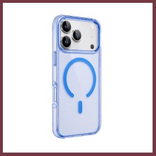 Storeşahin iPhone 18 Pro Uyumlu/17 Pro Pc Real Magsafe Kapak - Sierra Blue SHN0720
