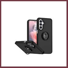 Storeşahin Samsung Galaxy A27 5g Montreal Yüzüklü Silikon Kapak - Siyah SHN0720